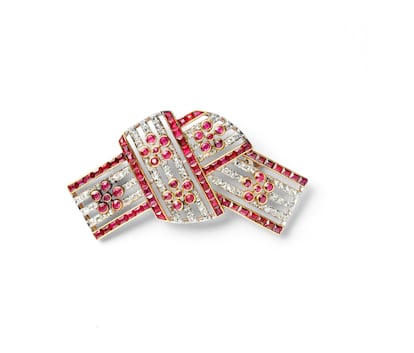 Broche en forma de nudo (Cartier París, 1907)