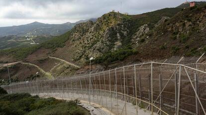 Valla fronteriza de Ceuta con Marruecos en una imagen del pasado noviembre.