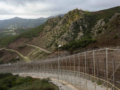 Valla fronteriza de Ceuta con Marruecos en una imagen del pasado noviembre.