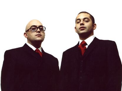 Los hermanos Paul y Ross Godfrey, de la banda Morcheeba.
