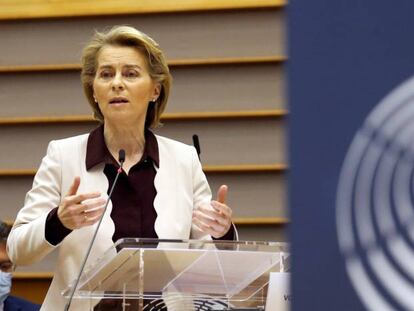 La presidenta de la Comisión Europea, Ursula von der Leyen.