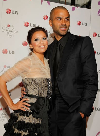 Eva Longoria y Tony Parker, la pasada primavera en Hollywood.