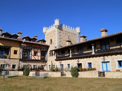 El hotel Abadía de los Templarios, en La Alberca (Salamanca).