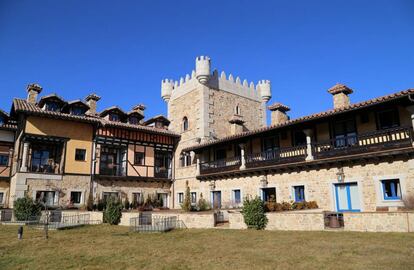 El hotel Abadía de los Templarios, en La Alberca (Salamanca).