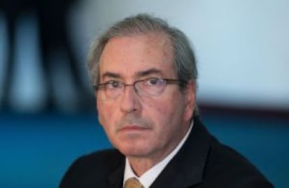 O presidente da Câmara, Eduardo Cunha.