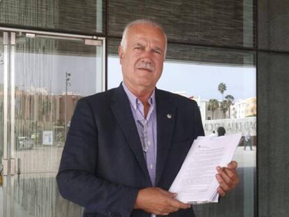 El ahora exalcalde de Firgas, Manuel Báez (CC).
