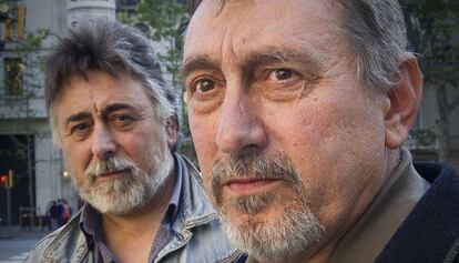 El denunciante, Justiniano Villarán, junto a su hermano Fernando.