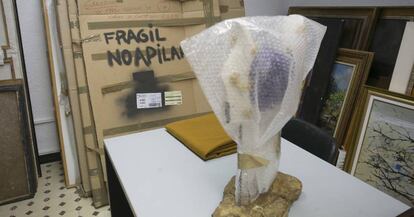 El Ayuntamiento de Castellón denuncia la desaparición de varias obras de arte del patrimonio municipal.