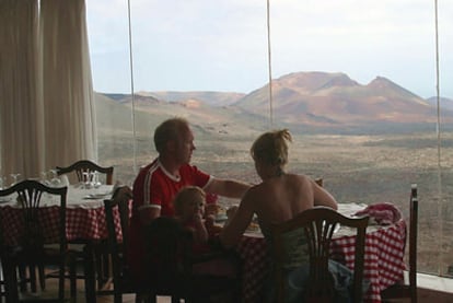 El restaurante El Diablo se encuentra en el Parque Nacional de Timanfaya, en Lanzarote