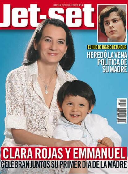 Portada de la revista 'Jet-Set' en la que aparece el rostro de Emmanuel.