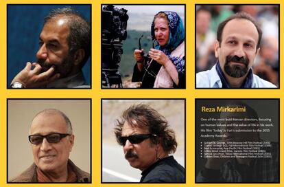 Los cineastas participantes en la campaña.