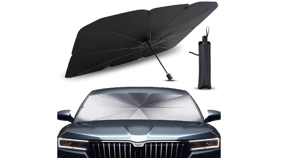 Parasol en forma de paraguas con mejor relación calidad-precio.