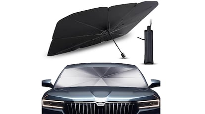 car umbrella parasol with sun protection