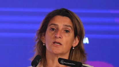 La vicepresidenta tercera y ministra para la Transición Ecológica, Teresa Ribera.