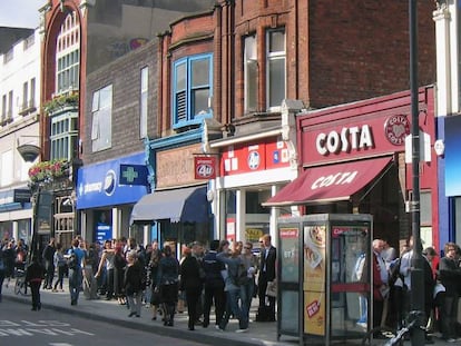 Tienda de O2 en Londres.