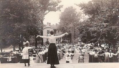 Postal histórida de Battle Creek Sanitarium