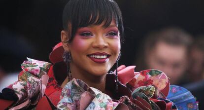 La cantante Rihanna, en la ga&ntilde;a del Met el pasado 1 de mayo.