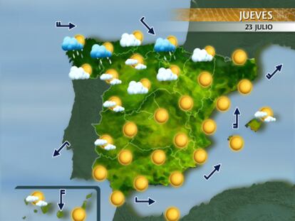 Previsión del tiempo: Descenso de las temperaturas