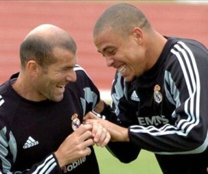 Ronaldo y Zidane, cuando coincidieron en el Real Madrid
