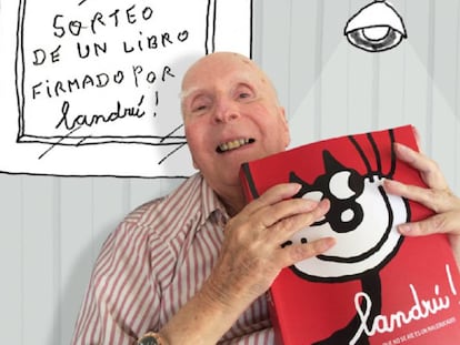 Landr&uacute; en 2016, con su libro &quot;Llandr&uacute;. El que no se rie es un maleducado&quot;