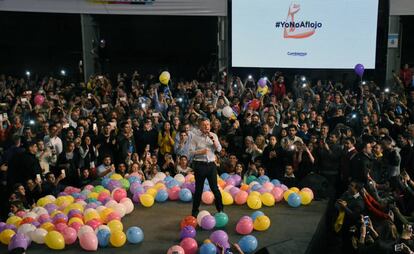 Mauricio Macri cierra en Córdoba la campaña de sus precandidatos al Congreso.