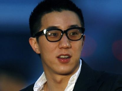 Jaycee Chan, a su llegada al Festival Hong Kong.