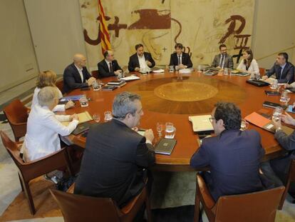 Reunió del nou Govern, aquest dimarts.