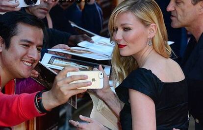 La actriz Kirsten Dunst.