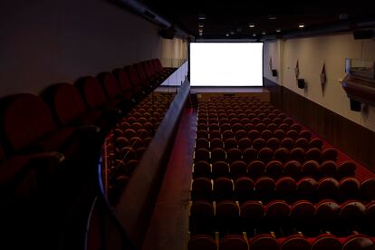 Vista desde las butacas superiores del cine Alfonsetti. 