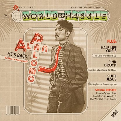 Portada del disco ‘World of Hassle’, de Alan Palomo.  