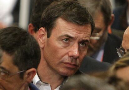 Tomás Gómez, en el congreso federal del PSOE.