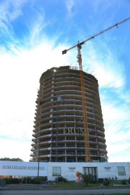 Avance de la obra de la Trump Tower en Punta del Este.