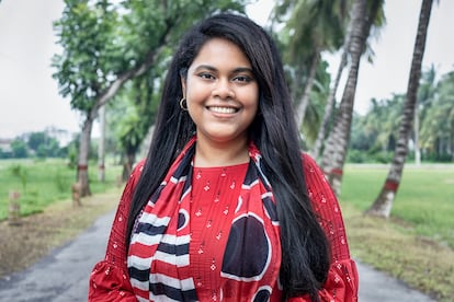Fairooz Faizah Beether, bangladesí de 24 años, es una de las galardonadas por la Fundación Gates por su trabajo en torno a la salud mental.