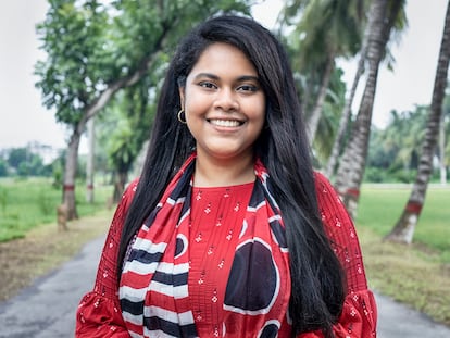 Fairooz Faizah Beether, bangladesí de 24 años, es una de las galardonadas por la Fundación Gates por su trabajo en torno a la salud mental.