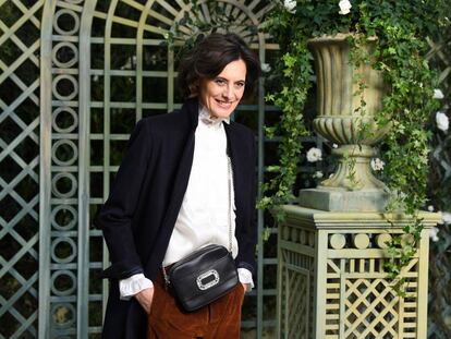 Inès de la Fressange, en el desfile de Chanel en París el 23 de enero.