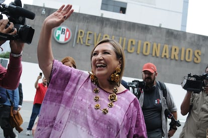 Xóchitl Gálvez en Ciudad de México, el pasado 4 de julio.