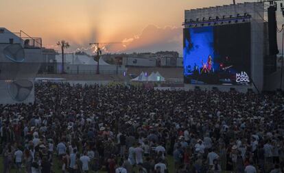 Escenario del festival Mad Cool, en Madrid, en 2018.