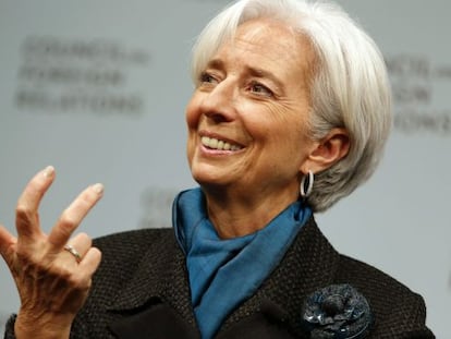 IMF Managing Director Christine Lagarde is optimistic about Spain.