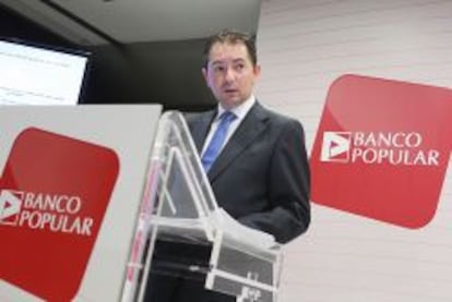 Francisco G&oacute;mez, consejero delegado de Banco Popular. 