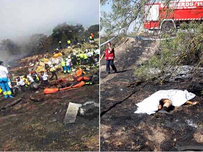 Imágenes de la catastrofe de Barajas