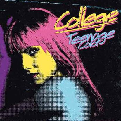 Carátula del <i>remix</i> de <i>Teenage color,</i> de College, realizado por el <i>dj</i> británico Russ Chimes.