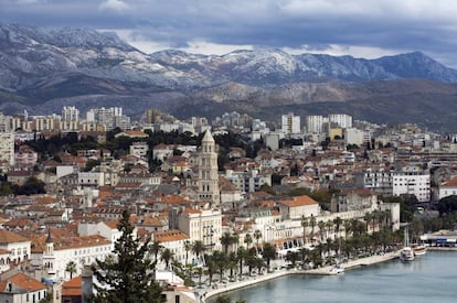 Panorámica de la ciudad croata de Split.