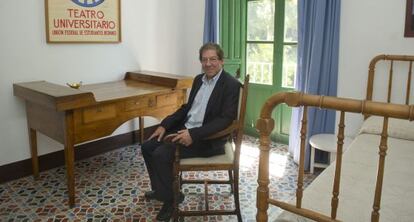 Nuno Júdice, en la casa de verano de la familia de García Lorca