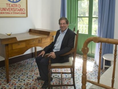 Nuno Júdice, en la casa de verano de la familia de García Lorca