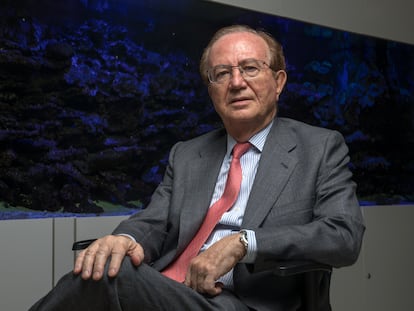 José María Fernández Sousa, en la sede de Pharmamar en Colmenar Viejo (Madrid).