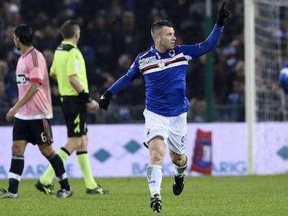 Antonio Cassano, en un partido de 2016. 