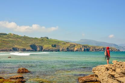 La playa de Muskiz, en Bizkaia.