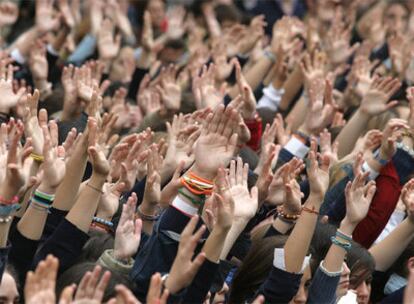 Manifestación en Sevilla contra el 11-M.