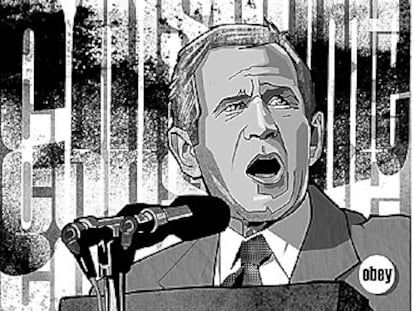 Dibujo de G.W. Bush