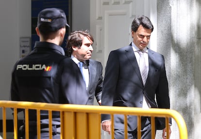 El empresario Alberto González Amador, a la salida del Tribunal Supremo.